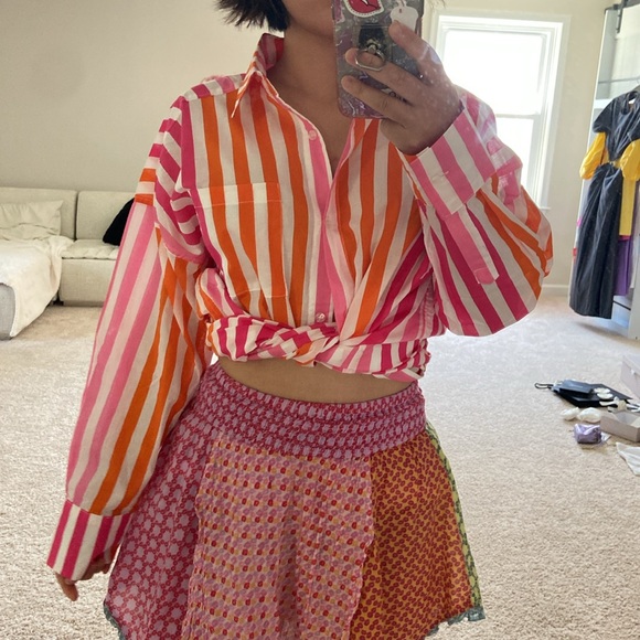 Beach Riot striped button up. S/M - Picture 13 of 14